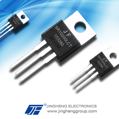 Diodo rectificador de barrera de Schottky de ITO-220AB estructura de aleación de paquete SRF60200CT