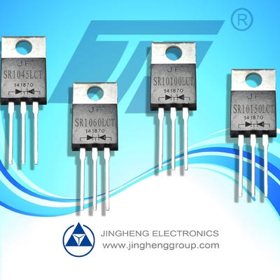 Diodo rectificador de barrera de Schottky de ITO-220AB estructura de aleación de paquete SRF60200CT