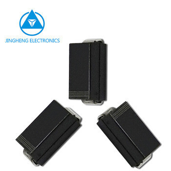 Diodo rectificador de barrera SS210 2A Schottky con estructura de aleación y paquete SMA