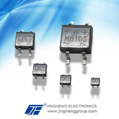 MB6S 1A/600V Rectificador de puente MBS con 0,001 kg de peso bruto en paquete pequeño