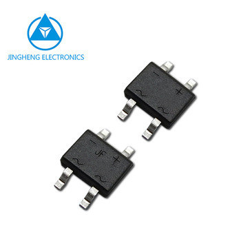 MB1S a través de MB10S DIODE RECTIFICADOR de puente de silicio con embalaje MBS para pasivación de vidrio